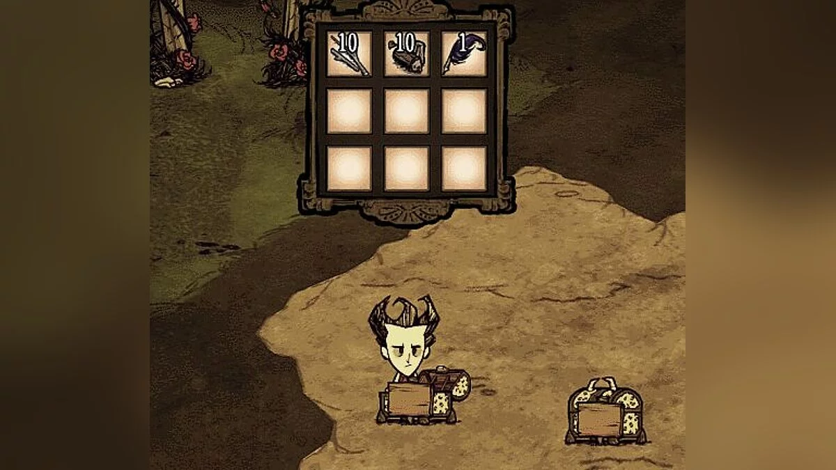 Don't Starve — Табличка для просмотра содержимого сундука