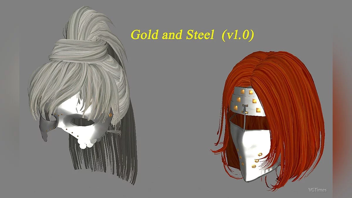 Mount & Blade: Warband — Gold and Steel - женские версии шлемов