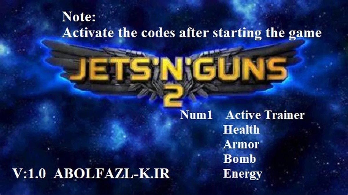 Jets'n'Guns 2 — Трейнер (+4) [1.0]