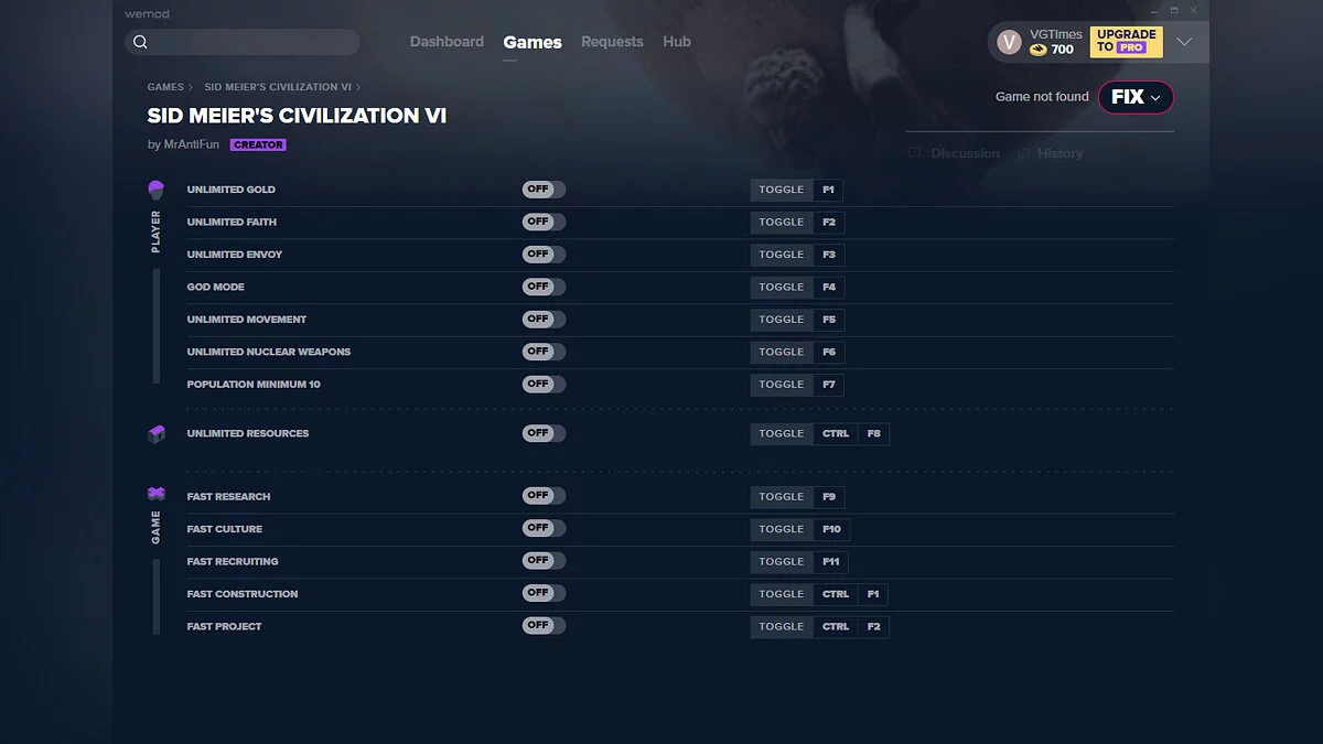 Sid Meier's Civilization 6 — Трейнер (+13) от 03.09.2020 [WeMod] [Steam]