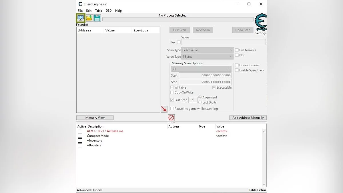 Assassin's Creed Valhalla — Таблица для Cheat Engine - Inventory Editor [1.1.0 v4]