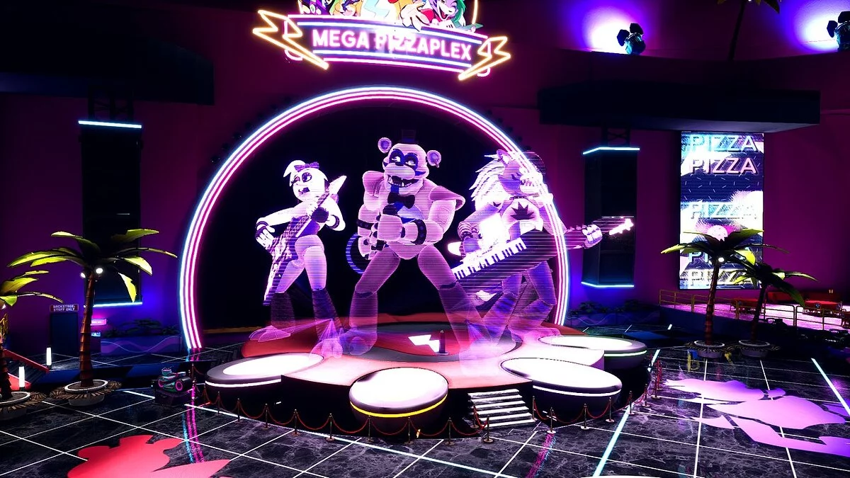 Five Nights at Freddy's: Security Breach — Усиление неона