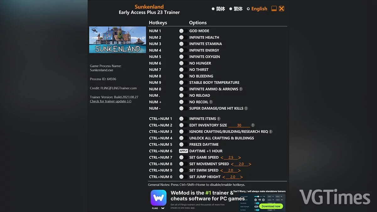 Sunkenland — Трейнер (+23) [EA: 28.08.2023]