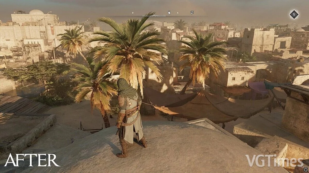 Assassin's Creed Mirage — Отключение хроматической абберации
