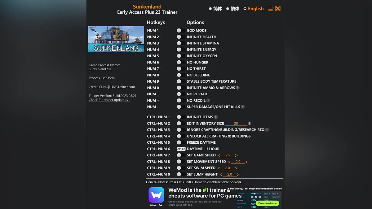 Sunkenland — Трейнер (+23) [EA: 05.02.2024]