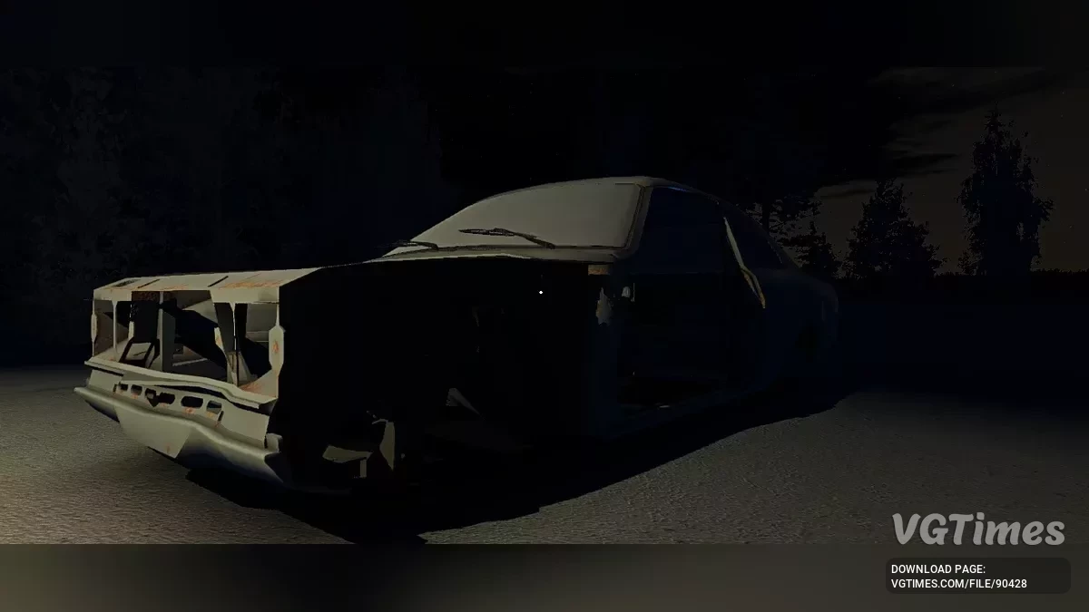 My Winter Car — Белая машина у дома