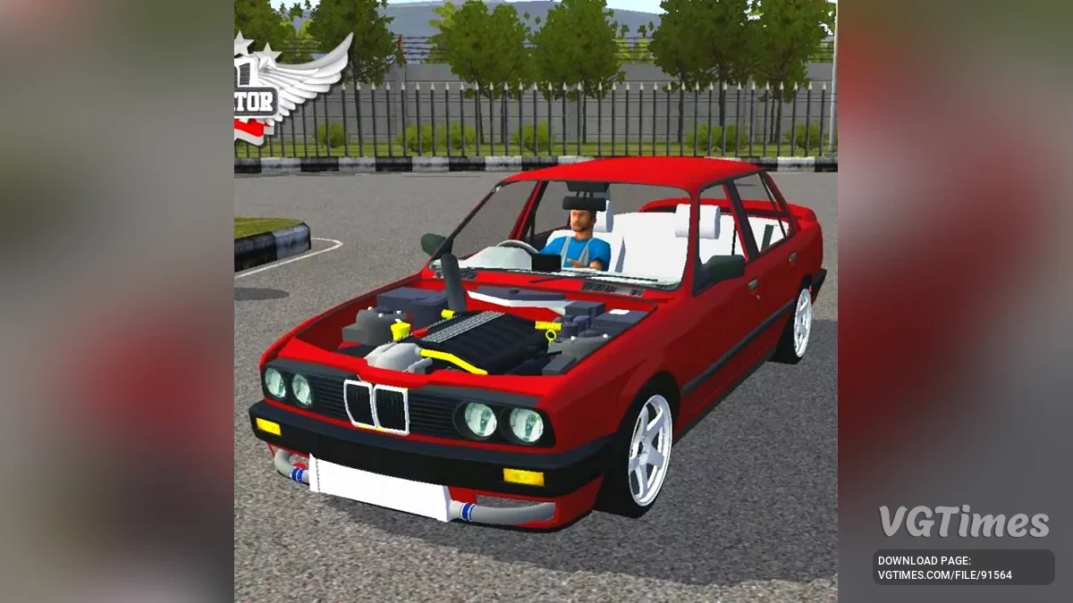 Bus Simulator Indonesia — BMW E30 325i без капота