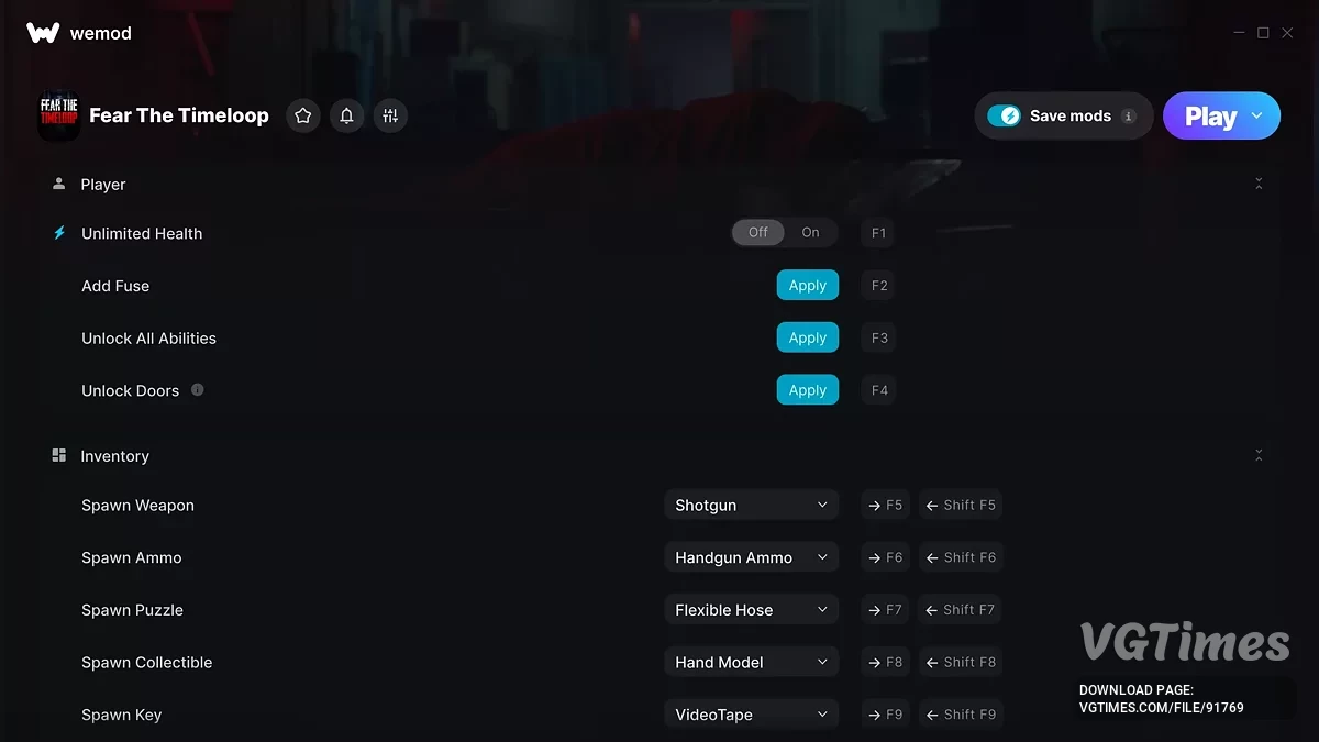Fear The Timeloop — Трейнер (+21)
