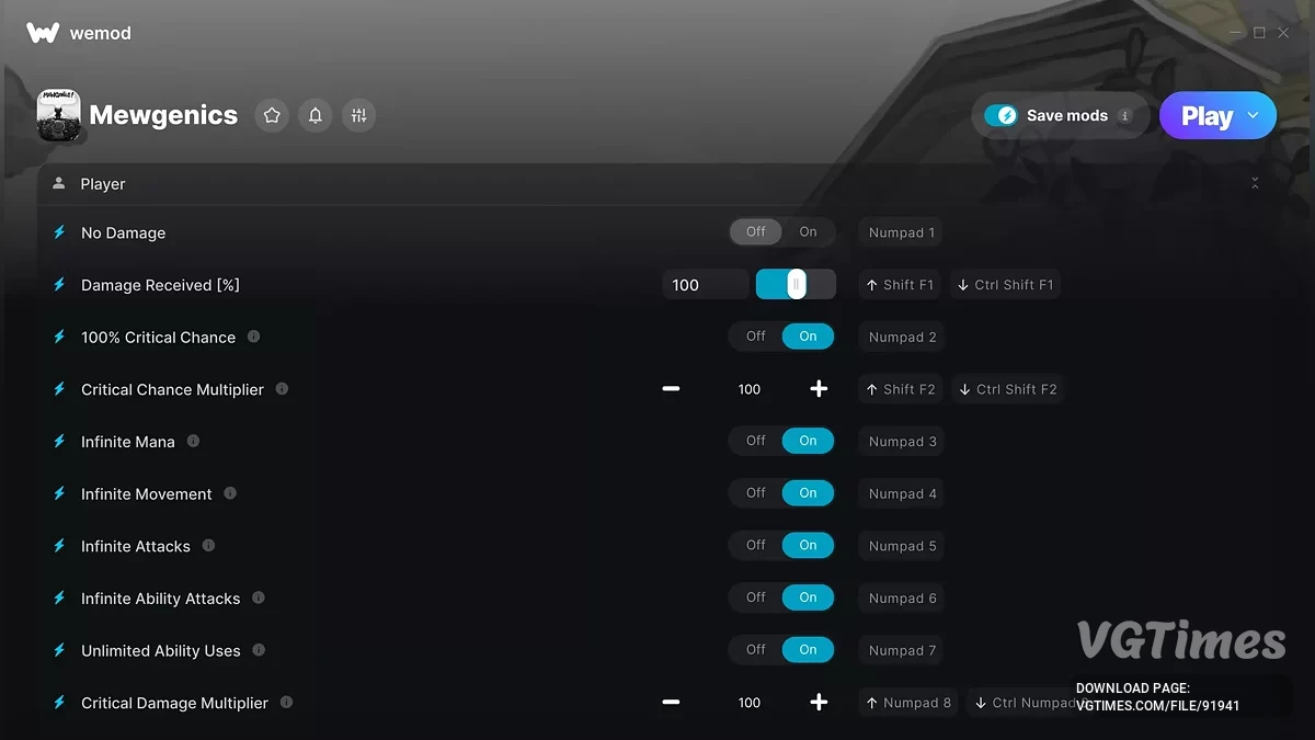 Mewgenics — Трейнер (+23)