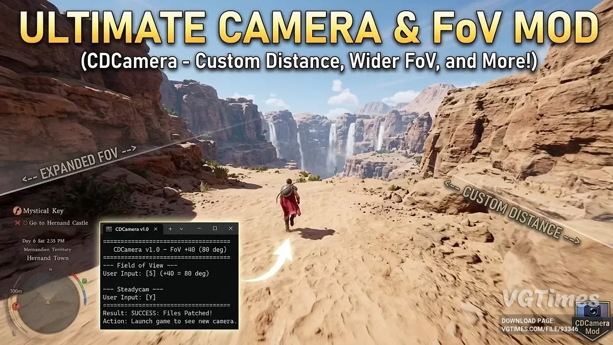 Crimson Desert — Исправление FOV и камеры [v1.61]