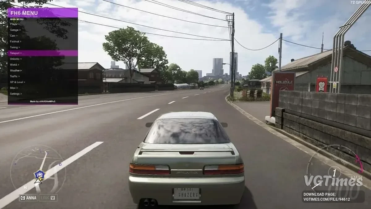 Forza Horizon 6 — Мод-меню