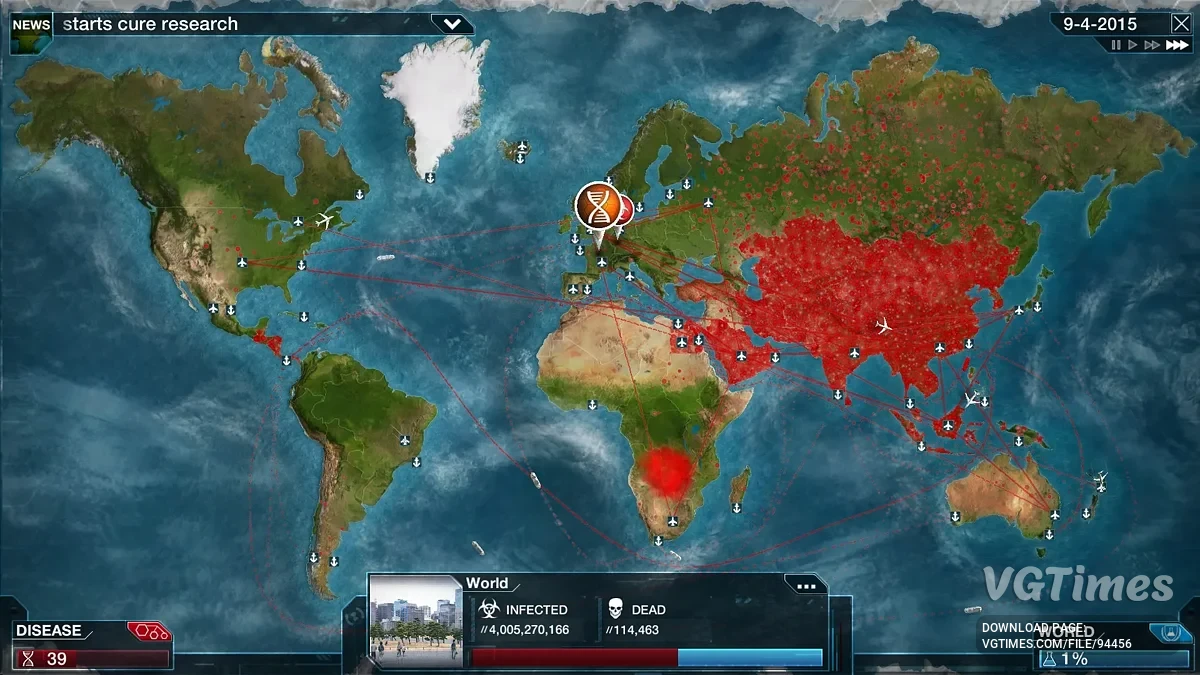 Plague Inc: Evolved — Таблица для Cheat Engine