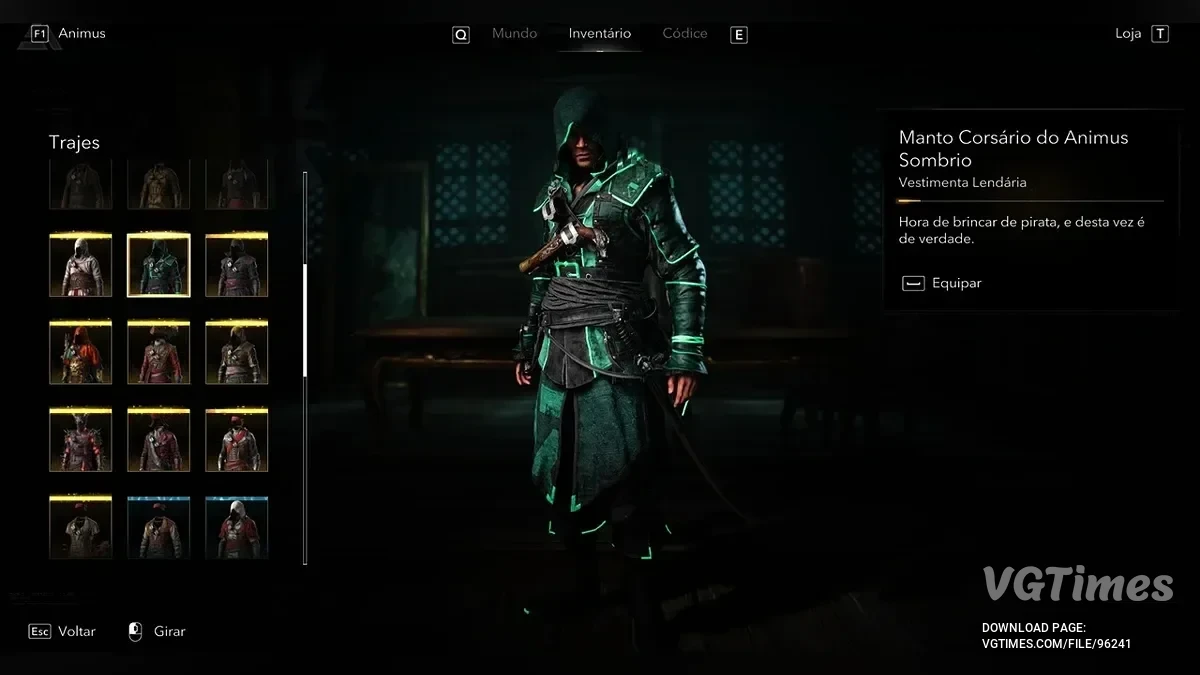Assassin's Creed Black Flag Resynced — Разблокировано все снаряжение и косметика