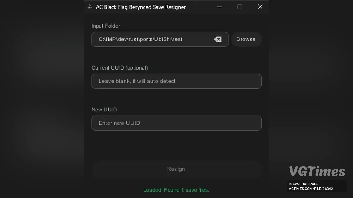 Assassin's Creed Black Flag Resynced — Save Resigner — конвертер сохранений