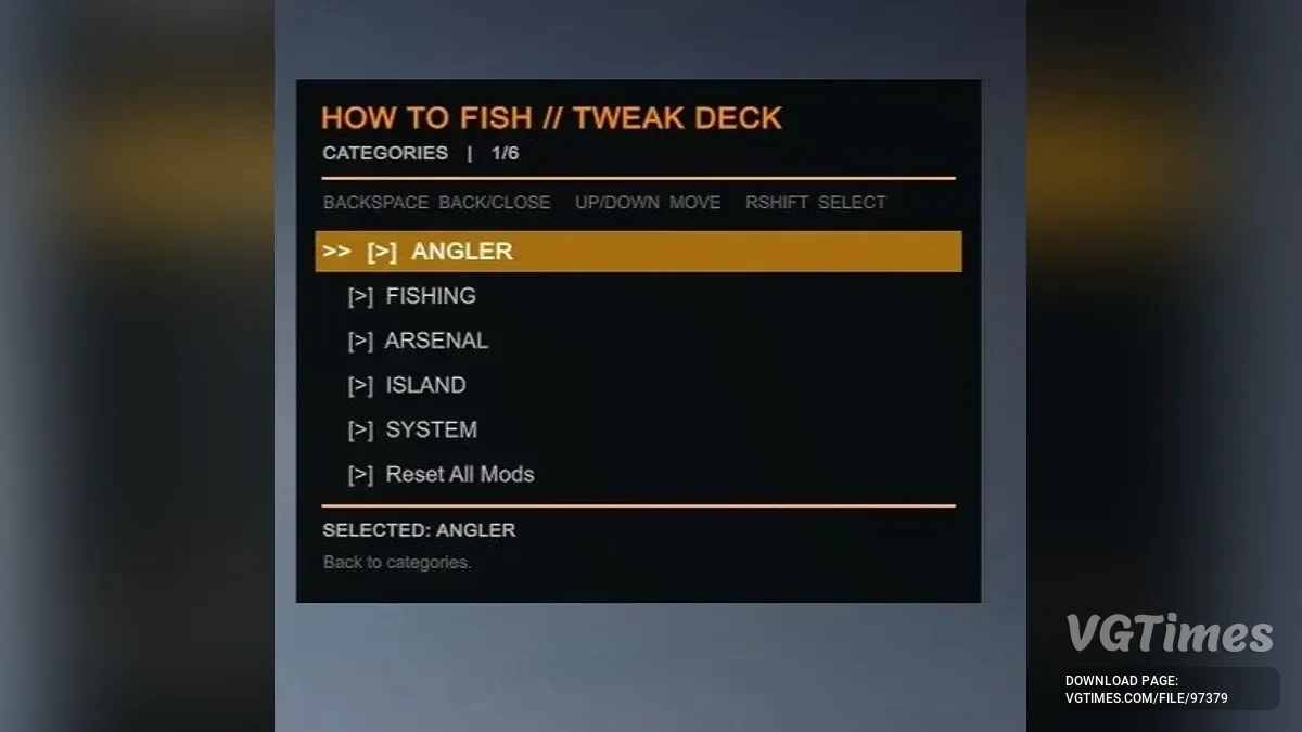 How to Fish — Advanced Mod Menu