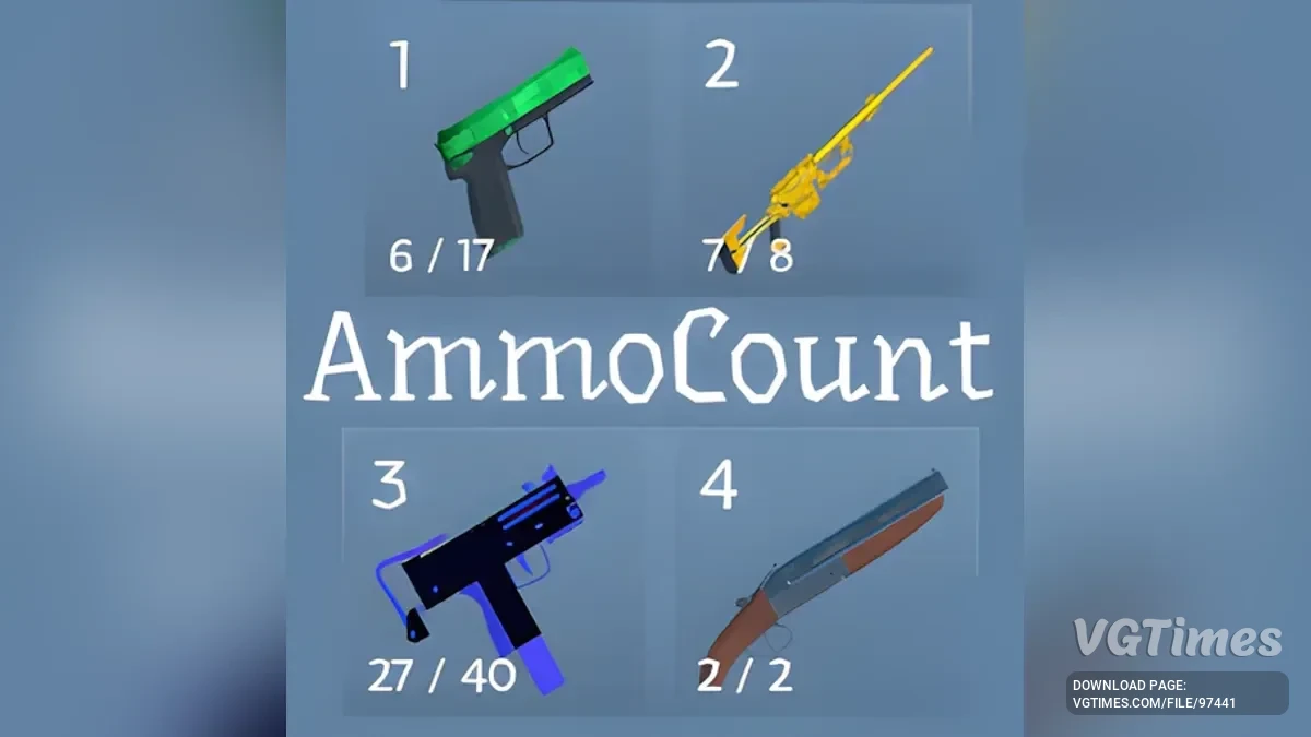 How to Fish — Ammo Count — отображение количества патронов