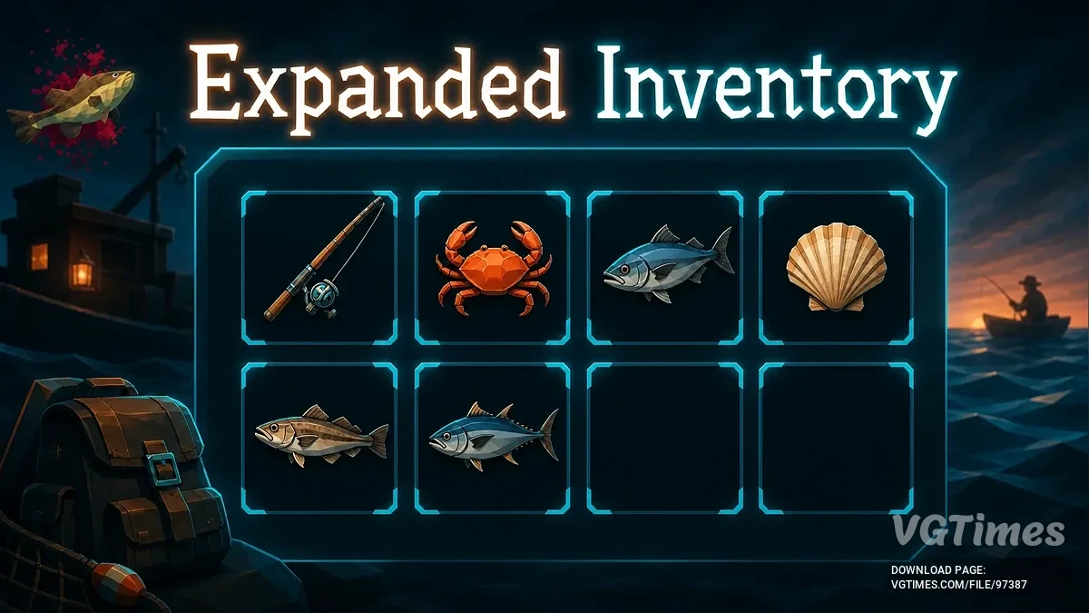 How to Fish — Expanded Inventory — расширенный инвентарь и горячая панель