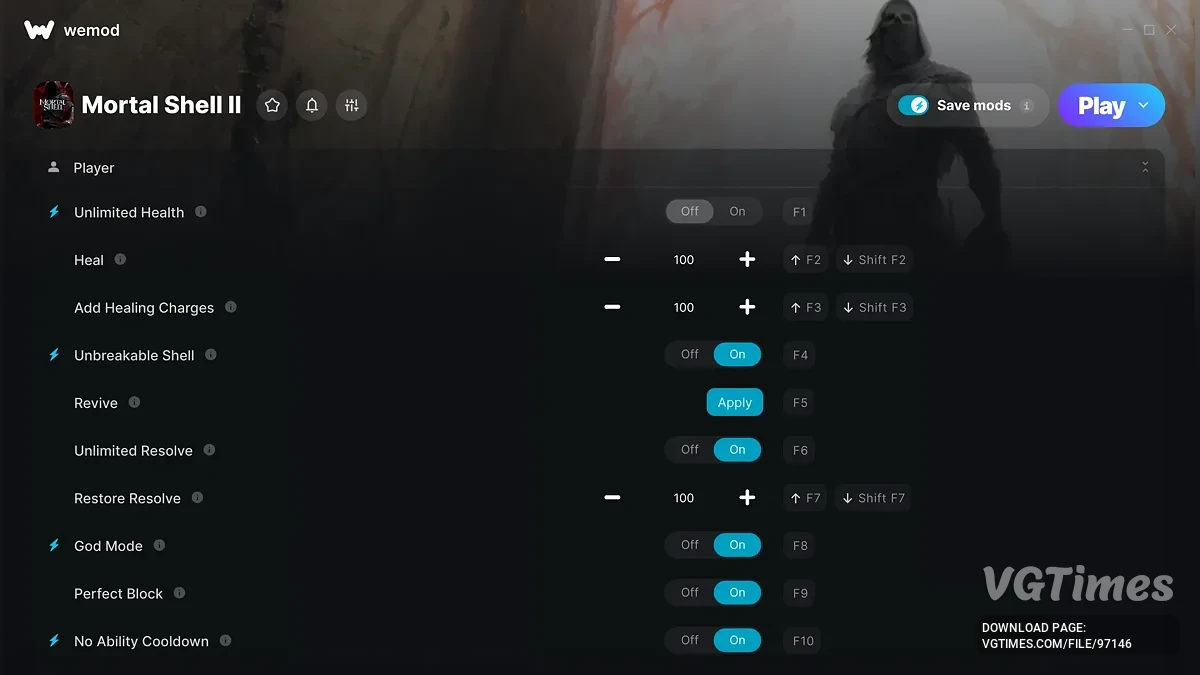 Mortal Shell 2 — Трейнер (+42)