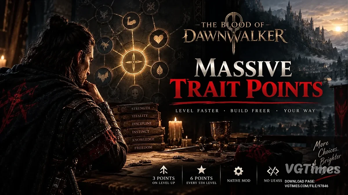 The Blood of Dawnwalker — Много очков навыков при повышении уровня