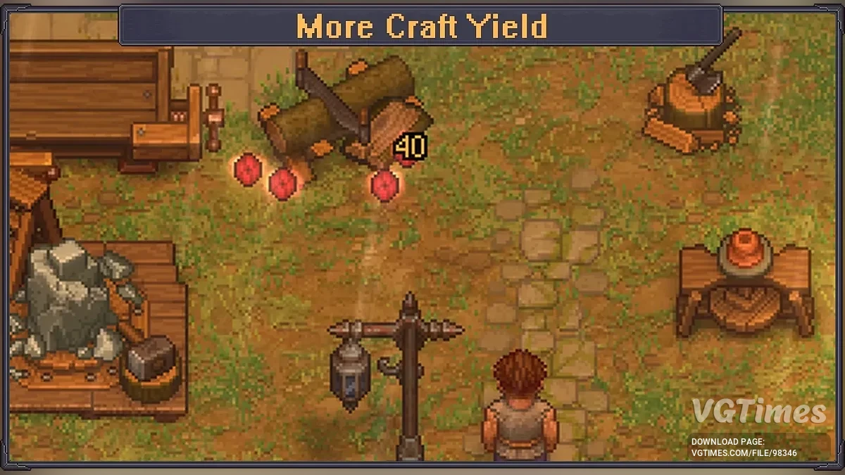 Graveyard Keeper 2 — More Craft Yield — множитель выхода предметов при крафте