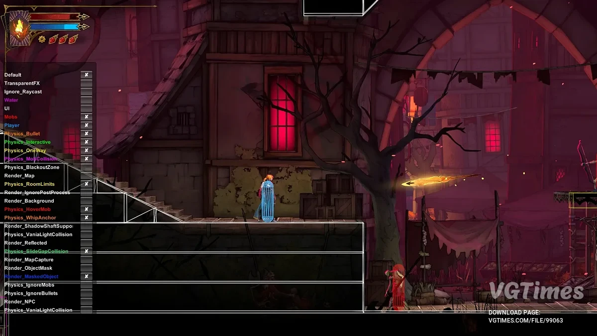 Castlevania: Belmont's Curse — Debug Mod — панель отладки со свободной камерой, телепортацией и читами