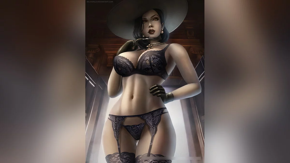 Голая Lady Jay ест гранат и нюхает розу