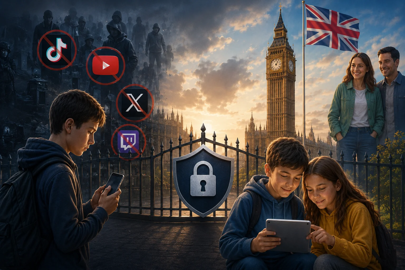
          Детям до 16 лет запретят TikTok, YouTube, Twitch и другие соцсети &mdash; Британия готовит жёсткий закон
        