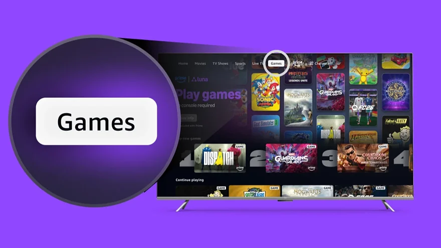 Интерфейс Prime Video с Luna