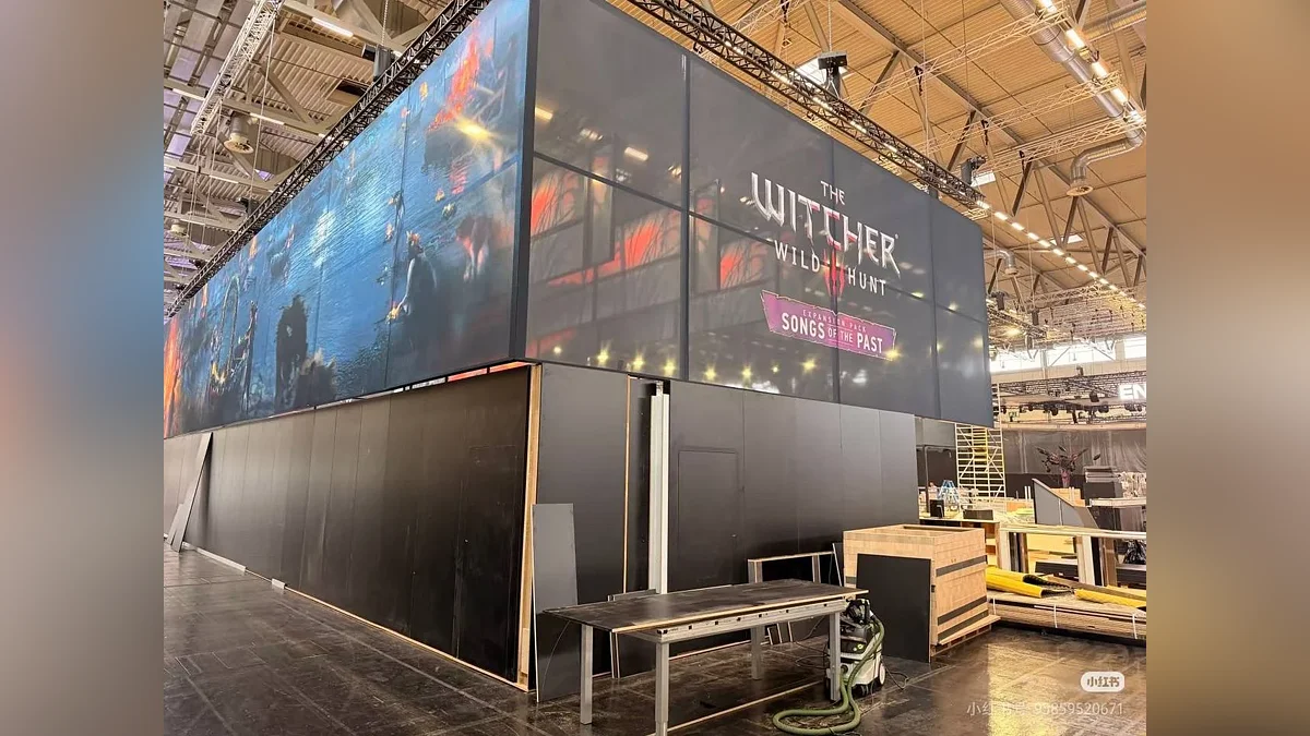 Стенд The Witcher 3 на gamescom