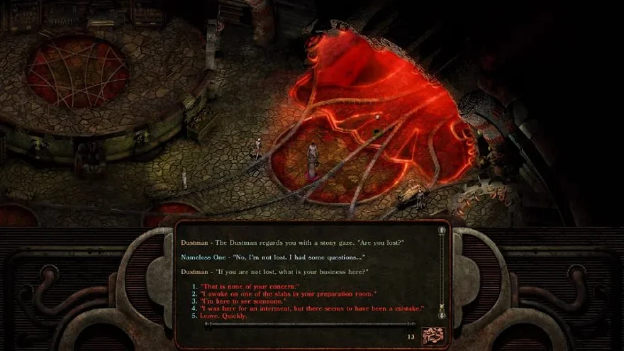 Диалог в Planescape: Torment