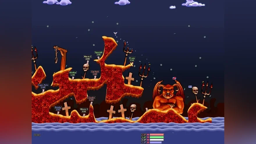Бой червяков в Worms