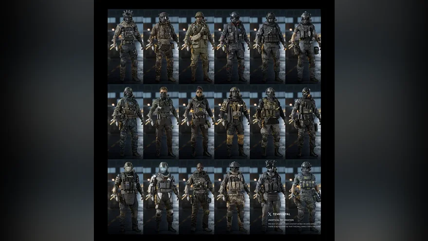 Скины из Battlefield 6 в стиле Dead Space
