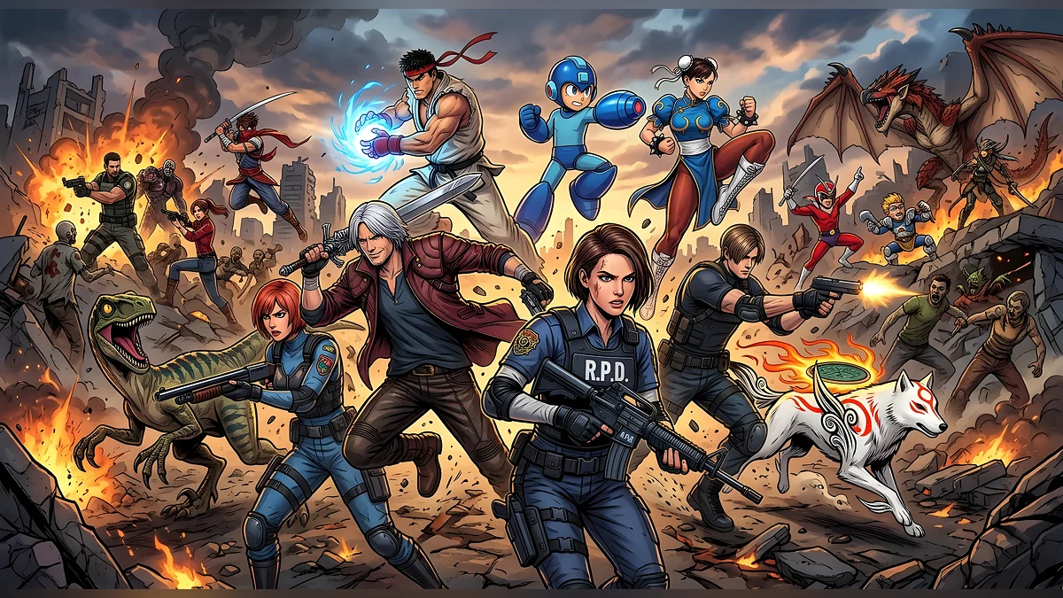 Персонажи из игр Capcom