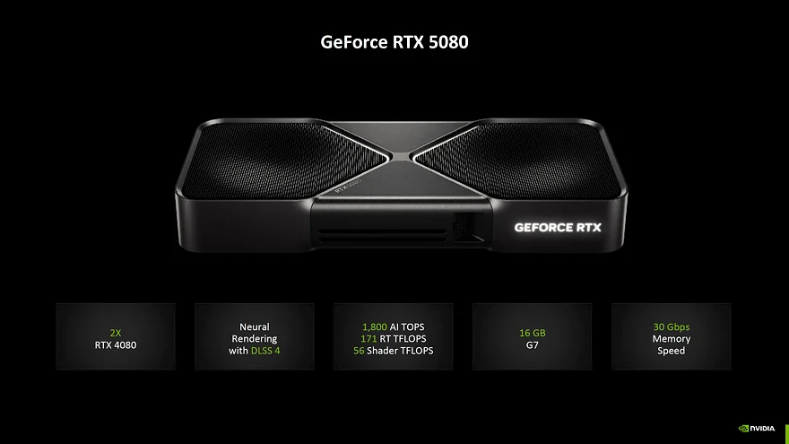 Видеокарта NVIDIA GeForce RTX 5080