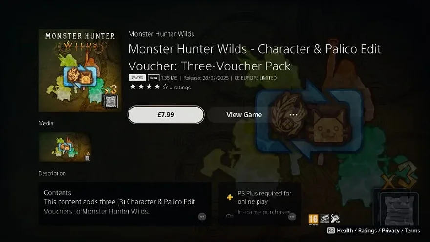 Пакет ваучеров для смены внешности в Monster Hunter Wilds