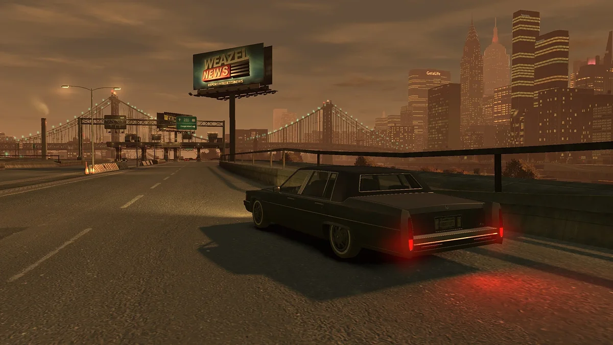 Скриншот с видом на Либерти-Сити из GTA 4